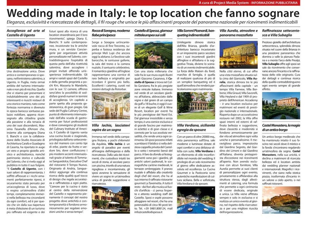 Wedding made in Italy: le top location che fanno sognare